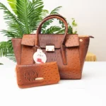 Cognac 2 in 1 Handbag