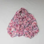 Floral Chiffon Scarf - Image 3