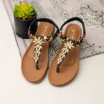 Sandals (Camel/Beige/Black) - Image 3