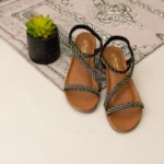Sandals (Black/Taupe/Mid-Brown)