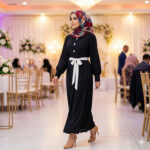 A20314 BLACK CUFF ABAYA