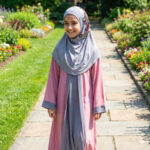 H503 1PC FLOWER APPLIQUE AL AMIRA HIJAB