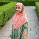 H503 1PC FLOWER APPLIQUE AL AMIRA HIJAB