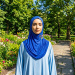 H503 1PC FLOWER APPLIQUE AL AMIRA HIJAB
