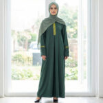 A0125 GREEN ABAYA