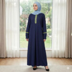 A0125 NAVY ABAYA