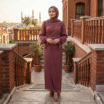 D50192 MAUVE FORMAL DRESS